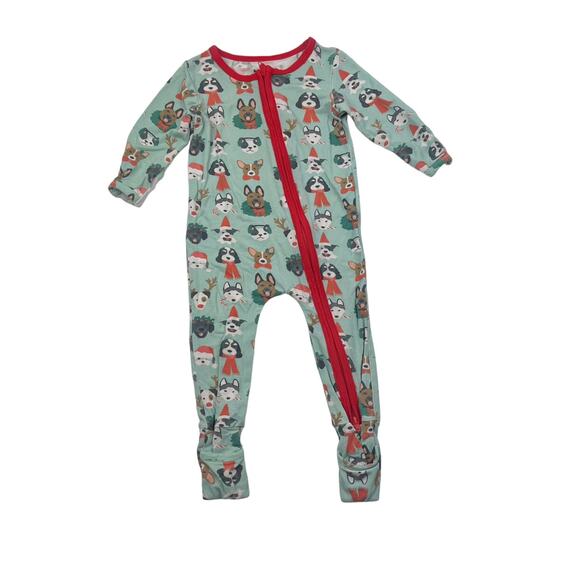 Made By Molly Holiday Dogs Bamboo Pajamas - Picture 1 of 5